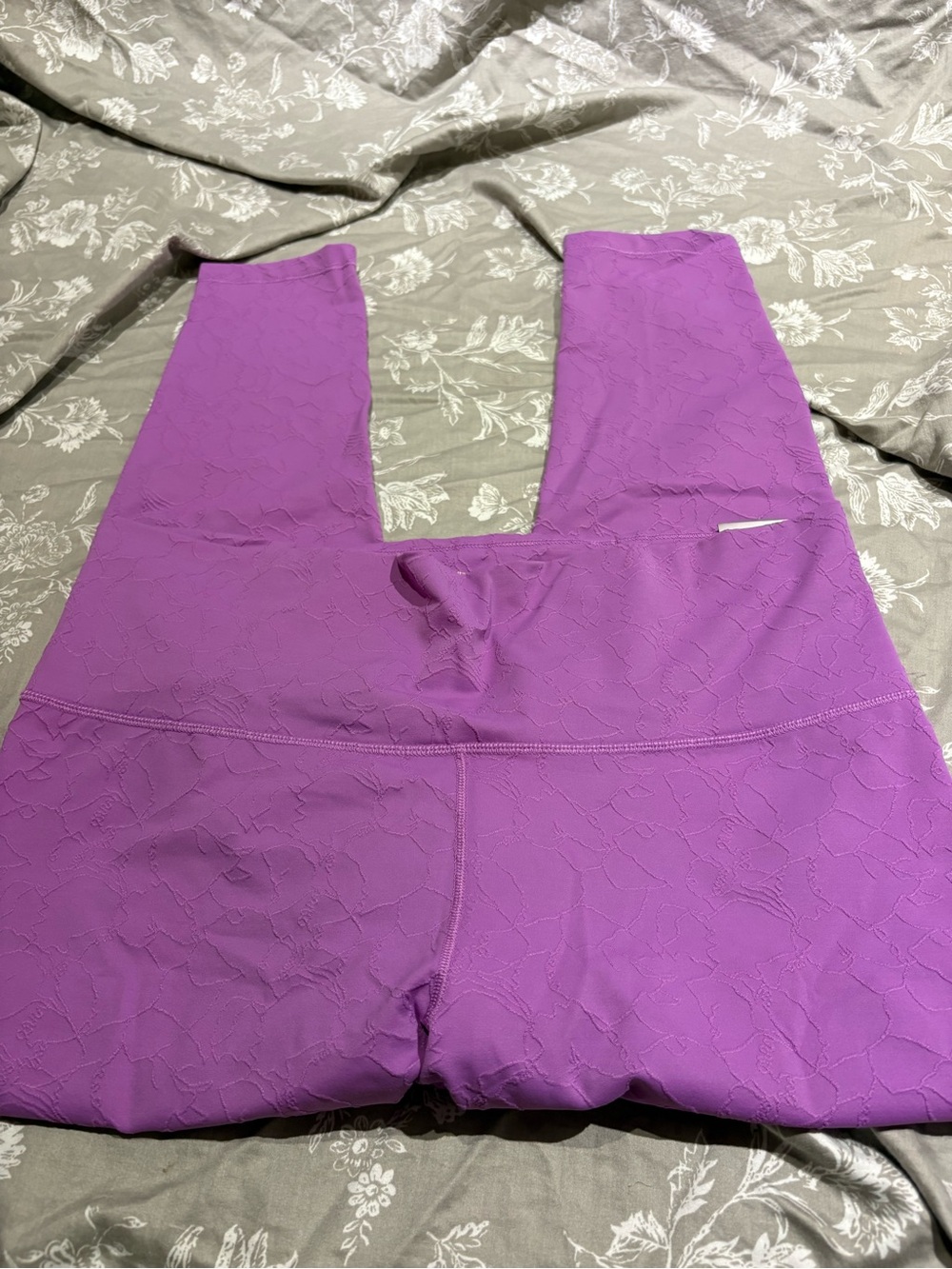 NWT Calia lavender purple high rise 7/8 leggings XXL textured